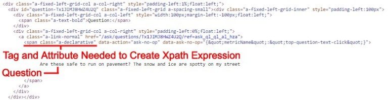 Determine the XPath